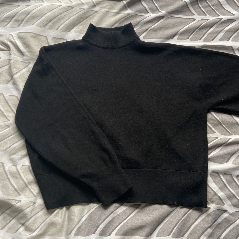Black turtleneck sweater, H&M size XS